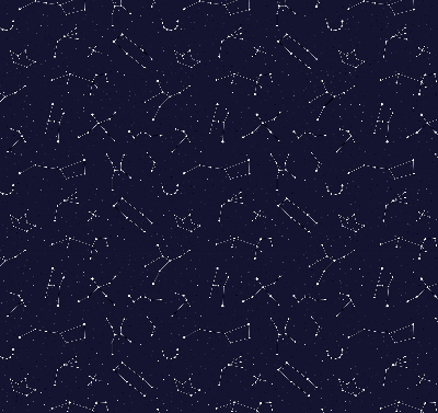 Store enrouleur Constellation d'étoiles