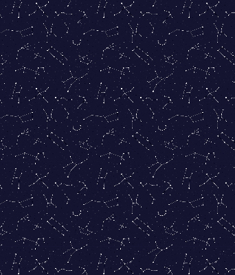 Store enrouleur Constellation d'étoiles