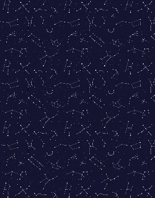 Store enrouleur Constellation d'étoiles