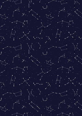 Store enrouleur Constellation d'étoiles