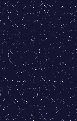 Store enrouleur Constellation d'étoiles