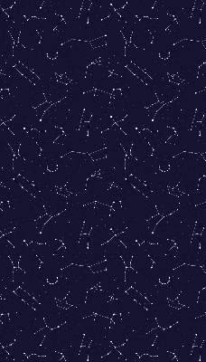 Store enrouleur Constellation d'étoiles