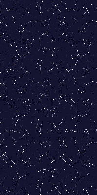 Store enrouleur Constellation d'étoiles