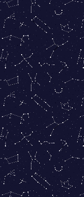 Store enrouleur Constellation d'étoiles