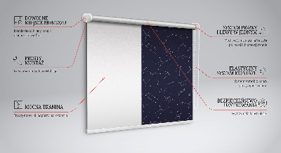 Store enrouleur Constellation d'étoiles