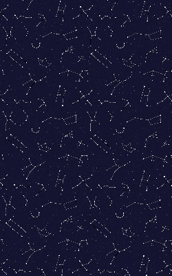 Store enrouleur Constellation d'étoiles