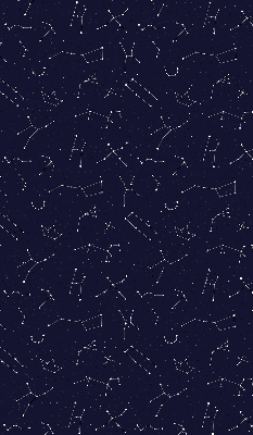Store enrouleur Constellation d'étoiles