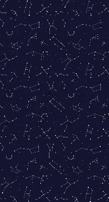 Store enrouleur Constellation d'étoiles