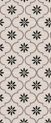 Store enrouleur Tuile marocaine en forme de fleur