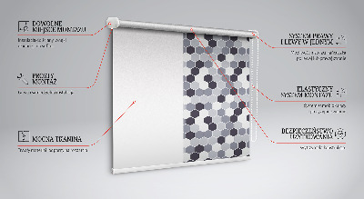 Store intérieur Nids d'abeilles