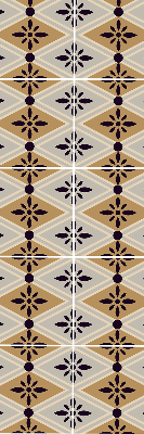 Store enrouleur Fleur dans un losange