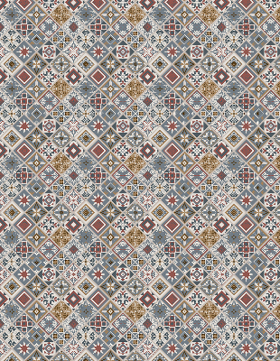 Store enrouleur Losanges décoratifs