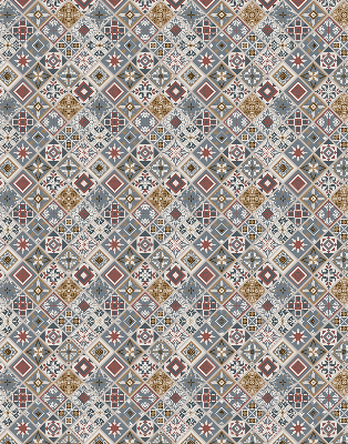 Store enrouleur Losanges décoratifs