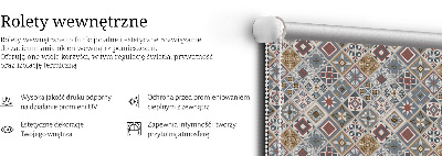 Store enrouleur Losanges décoratifs