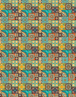 Store intérieur Mandala coloré