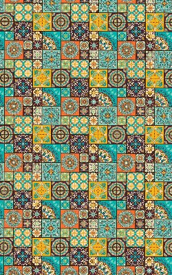 Store intérieur Mandala coloré