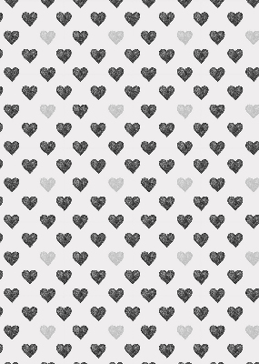 Store enrouleur Cœurs sombres