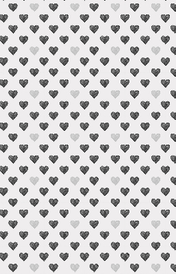 Store enrouleur Cœurs sombres