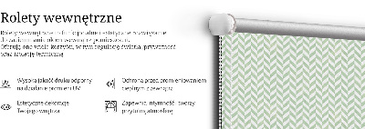 Store intérieur Chevrons verts