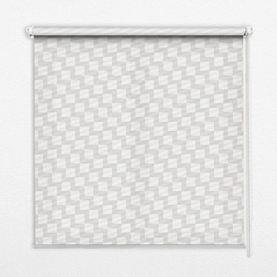 Store enrouleur Carrés gris