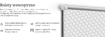 Store enrouleur Carrés gris