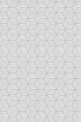 Store enrouleur Carrés rayés 3d