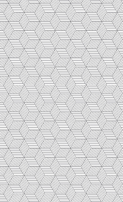 Store enrouleur Carrés rayés 3d