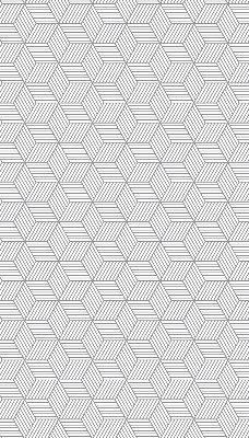 Store enrouleur Carrés rayés 3d