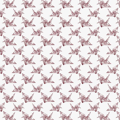 Store enrouleur Cygnes en origami