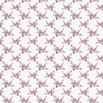 Store enrouleur Cygnes en origami