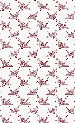 Store enrouleur Cygnes en origami