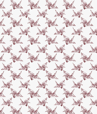 Store enrouleur Cygnes en origami