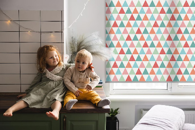 Store enrouleur Triangles colorés