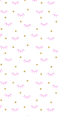 Store intérieur Sourcils et points dessinés