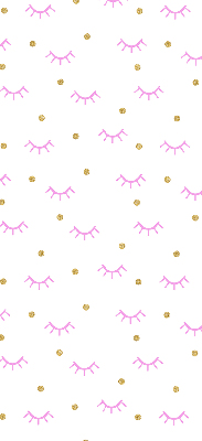 Store intérieur Sourcils et points dessinés