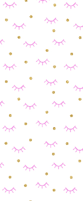 Store intérieur Sourcils et points dessinés