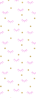 Store intérieur Sourcils et points dessinés