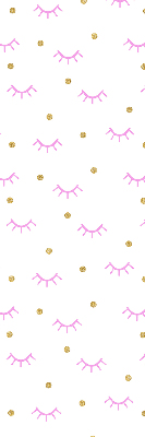 Store intérieur Sourcils et points dessinés