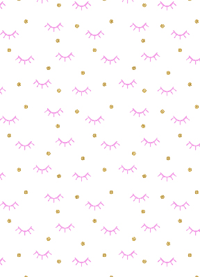 Store intérieur Sourcils et points dessinés