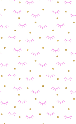 Store intérieur Sourcils et points dessinés