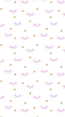 Store intérieur Sourcils et points dessinés