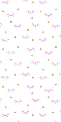 Store intérieur Sourcils et points dessinés