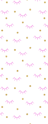 Store intérieur Sourcils et points dessinés