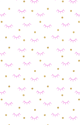 Store intérieur Sourcils et points dessinés