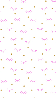 Store intérieur Sourcils et points dessinés