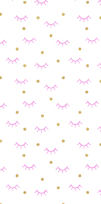 Store intérieur Sourcils et points dessinés