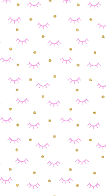 Store intérieur Sourcils et points dessinés