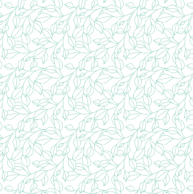 Store enrouleur Feuilles turquoises