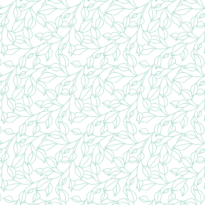 Store enrouleur Feuilles turquoises