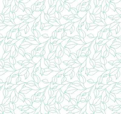 Store enrouleur Feuilles turquoises